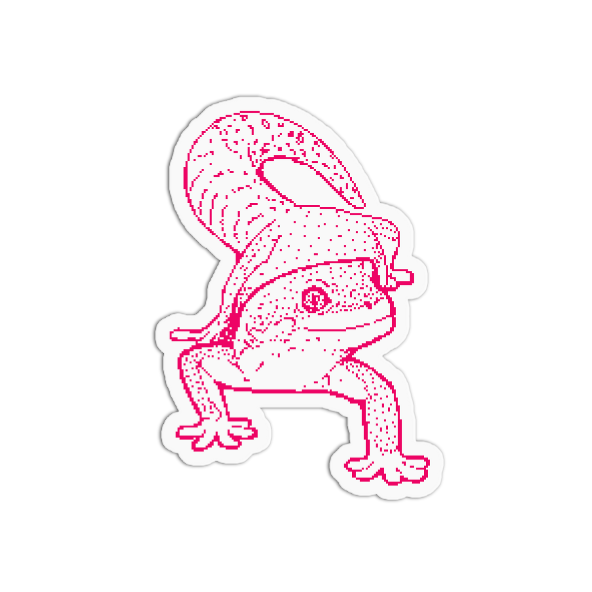 Spotted Gecko - Pixel Animals Sticker