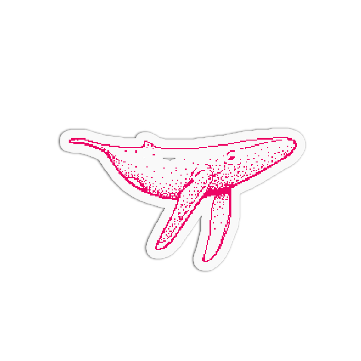 Ocean Humpback - Pixel Animals Sticker