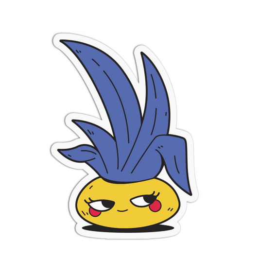Blue Fronds - Plant and Flower Sticker