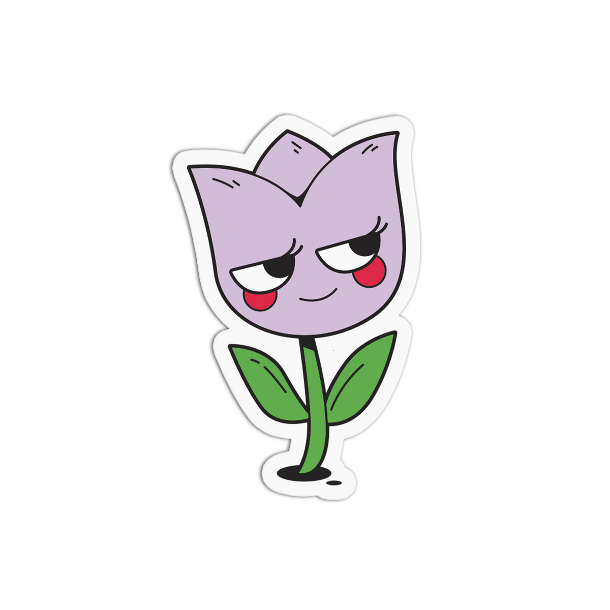 Lavender Tulip - Plant and Flower Sticker