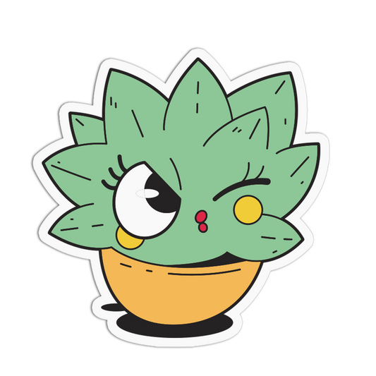 Spiky Succulent - Plant and Flower Sticker