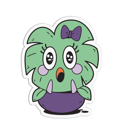 Bow Foliage - Plant and Flower Sticker