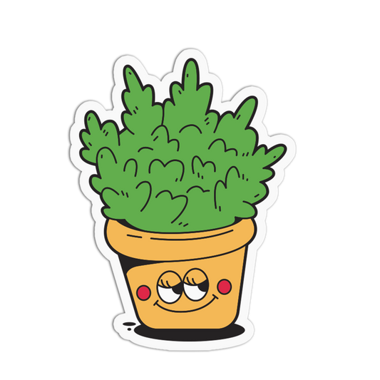 Curly Green - Plant and Flower Sticker