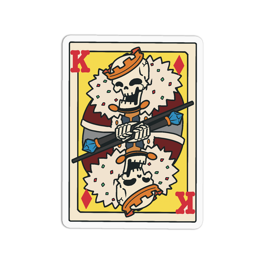 King Diamonds - Playing Cards Sticker
