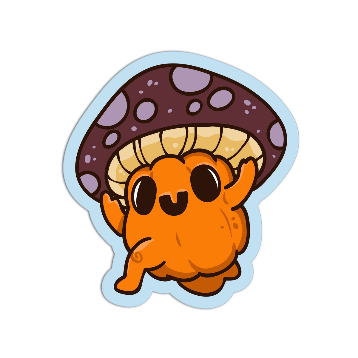 Mushroom Cap - Pumpkin Costume Sticker