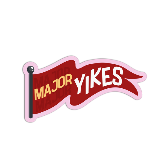 Major Yikes - Red Flags Stickers