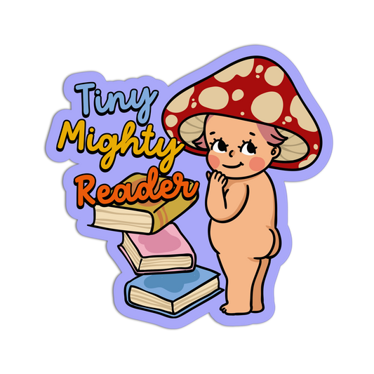 Tiny Mighty Reader Retro Babies Reading Stickers