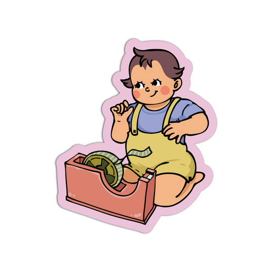 Washi Tape Retro Baby Journaling Sticker