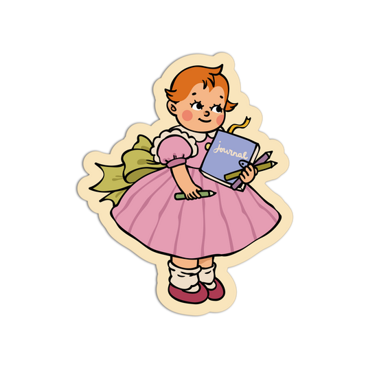 Planner Girl Retro Baby Journaling Sticker
