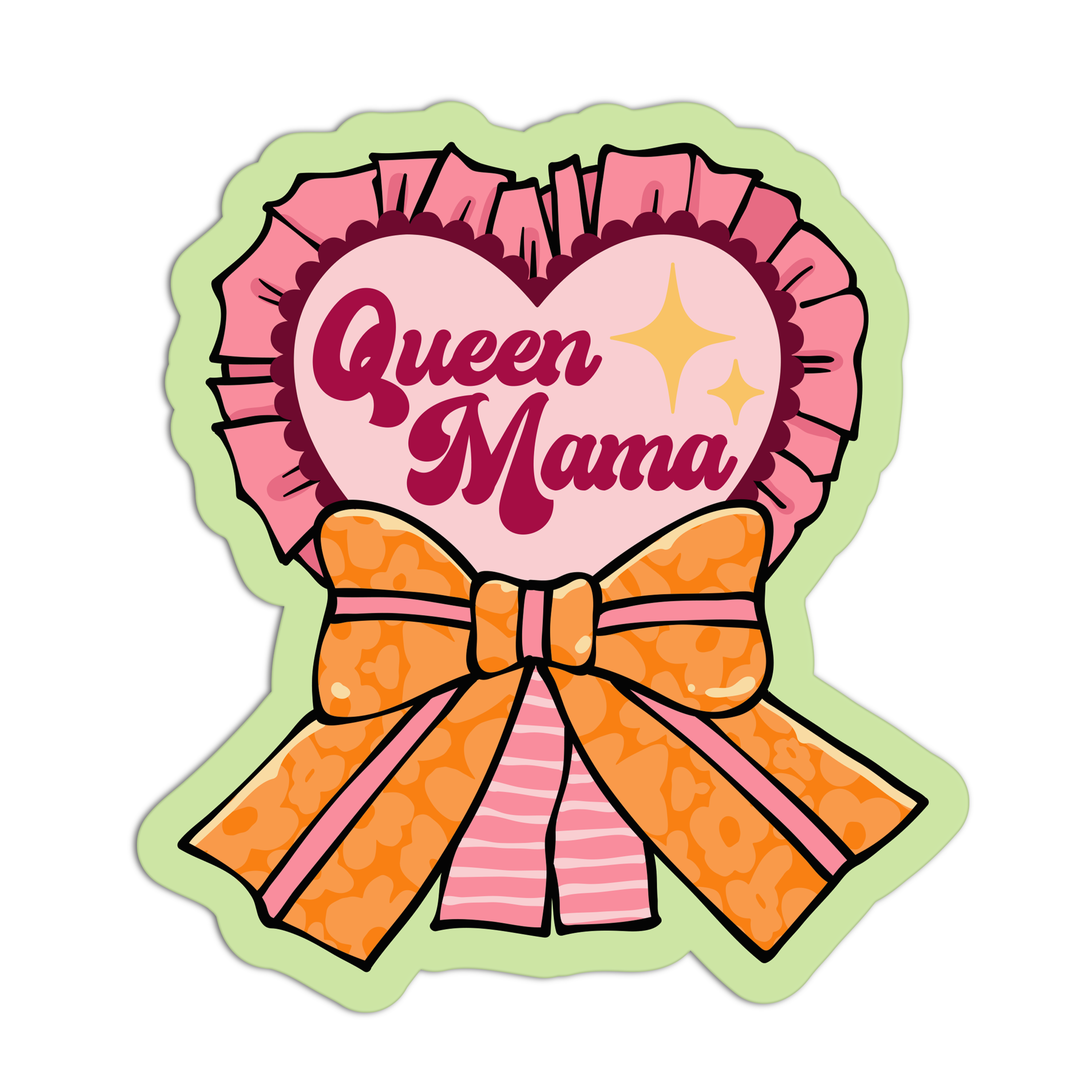 Queen Mama - Reward Ribbon Sticker – The Stkr Store