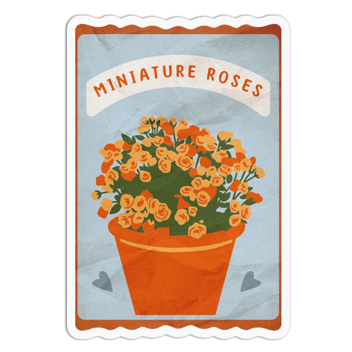 Miniature Roses Rose Packet Sticker