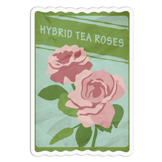 Hybrid Tea Rose Packet Sticker