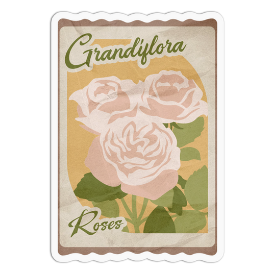 Grandiflora Roses Rose Packet Sticker