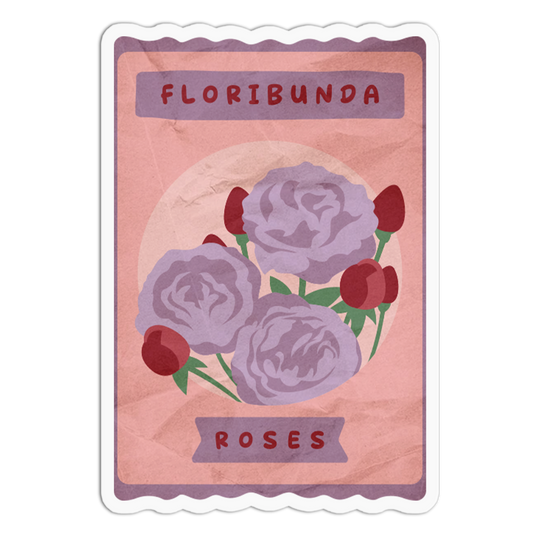 Floribunda Roses Rose Packet Sticker