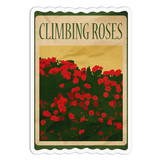 Climbing Roses Rose Packet Sticker