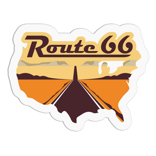 The Open Road - Travel Series Route 66 Sticker