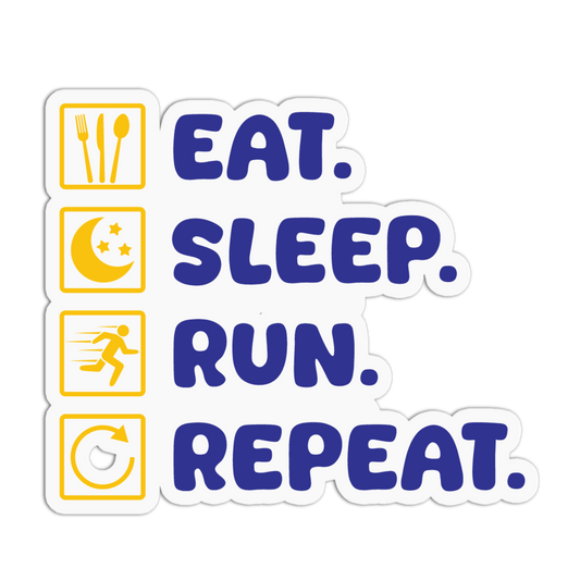Daily Routine Running Sticker