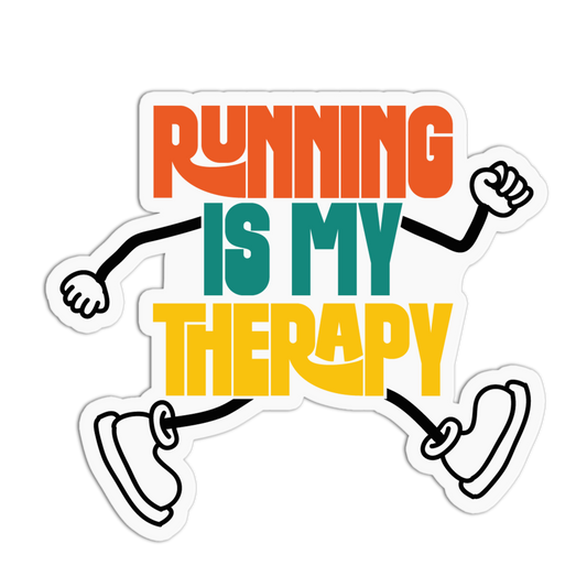 Daily Therapy Running Sticker