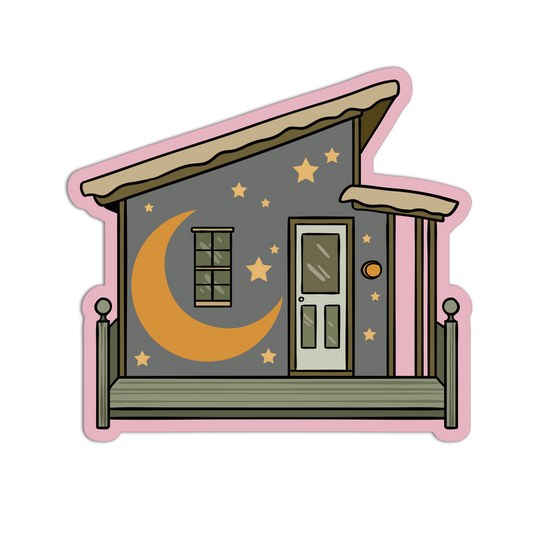 Moonbeam Porch Salem Sticker - The Stkr Store
