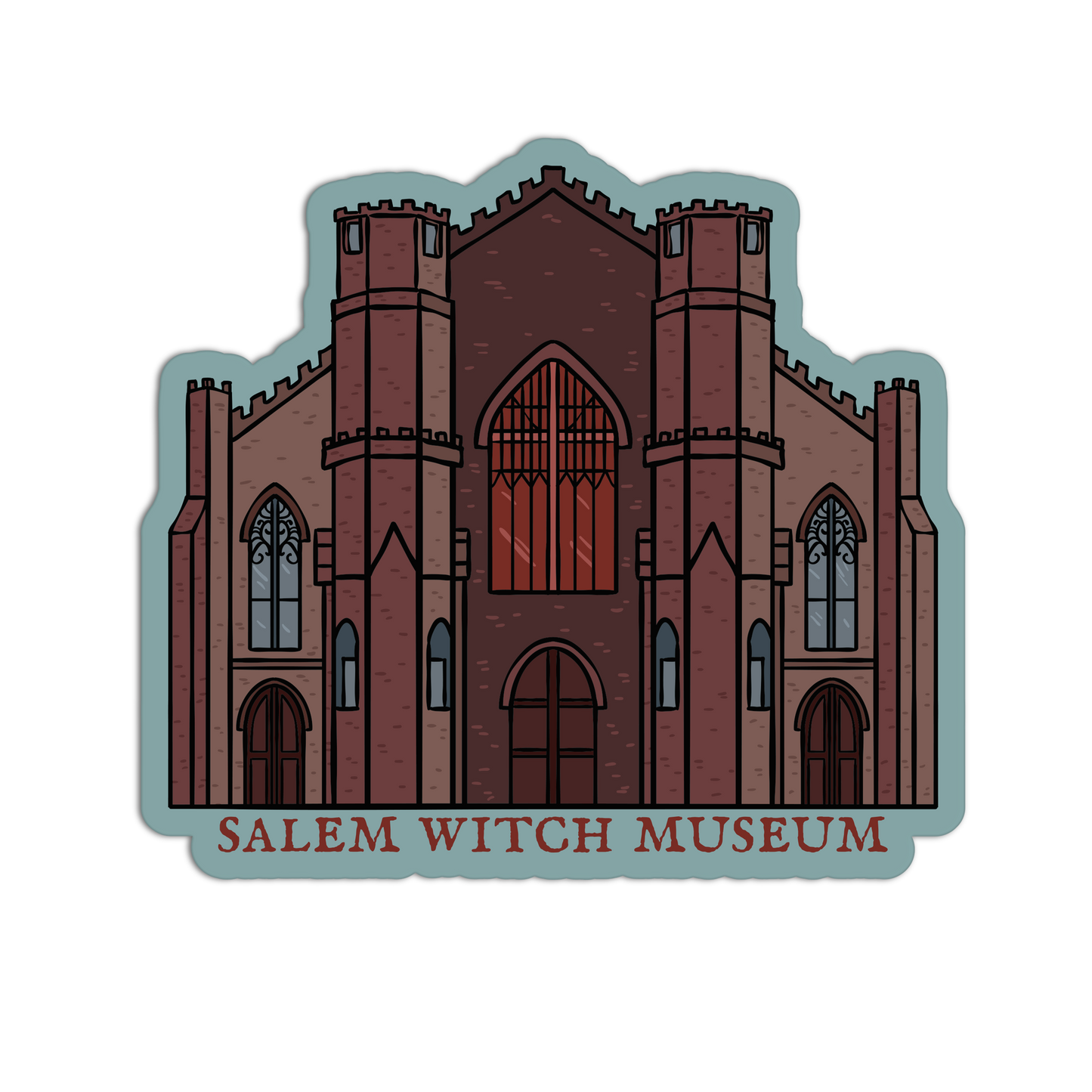 Salem Witch Museum Salem Sticker - The Stkr Store