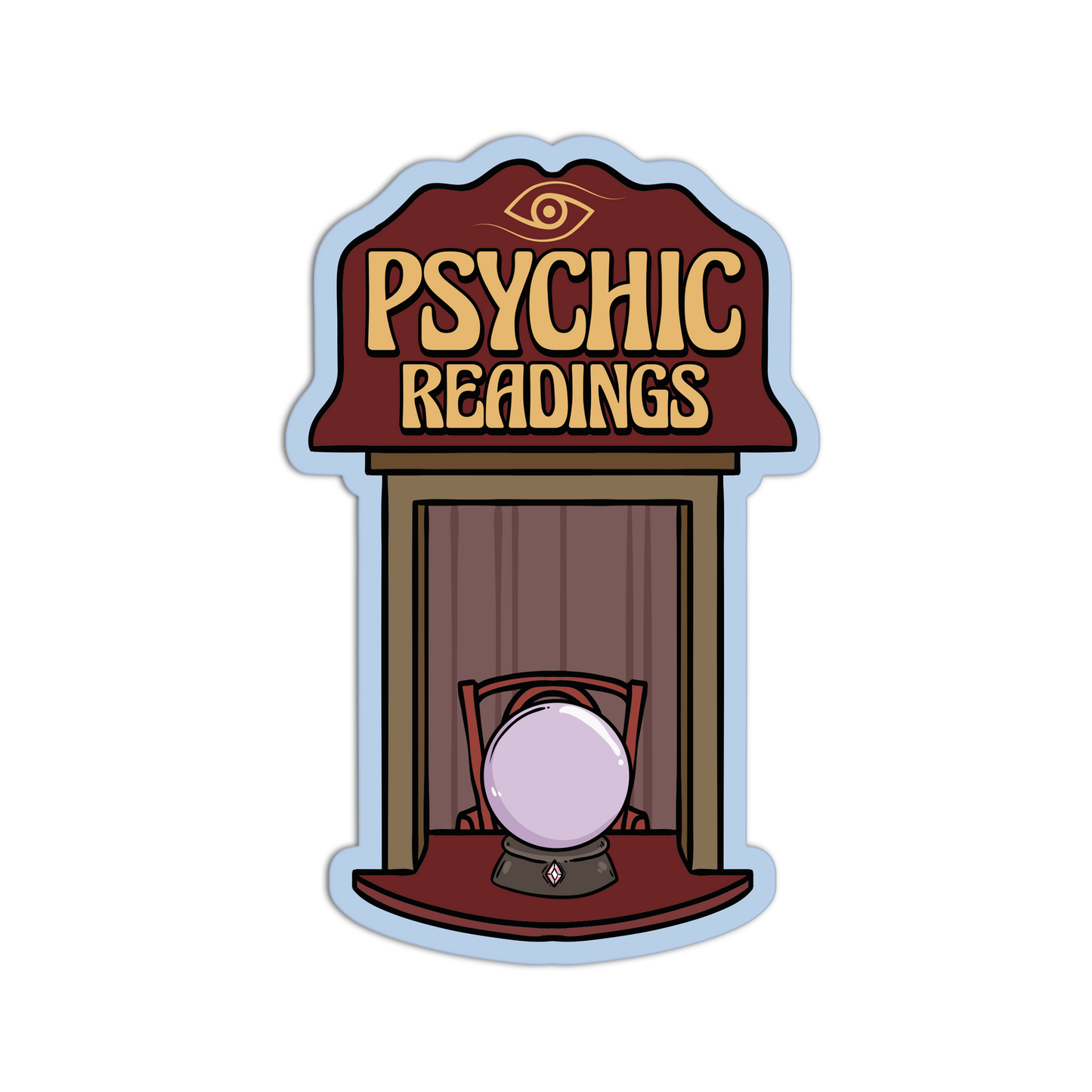 Psychic Readings Salem Sticker - The Stkr Store