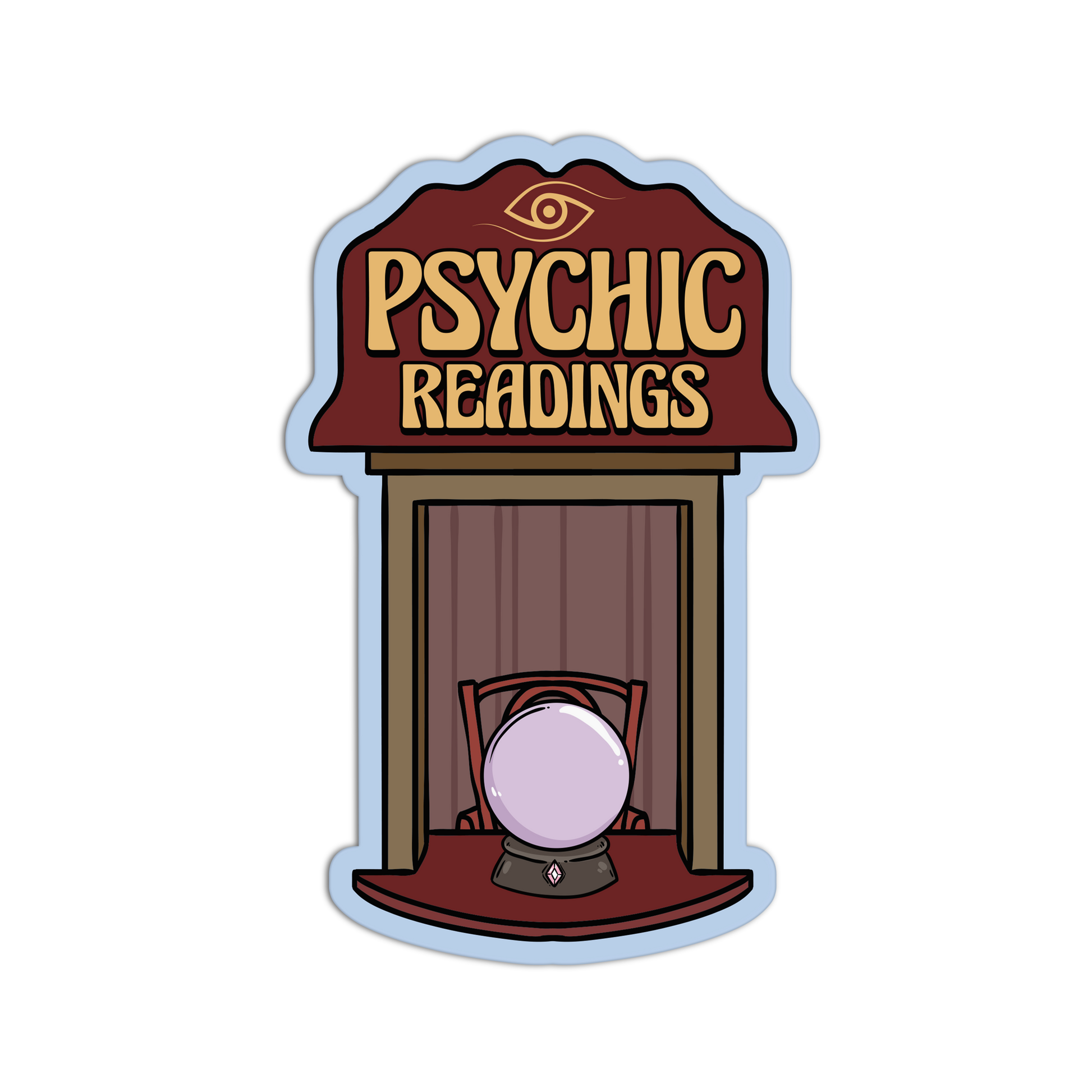 Psychic Readings Salem Sticker - The Stkr Store