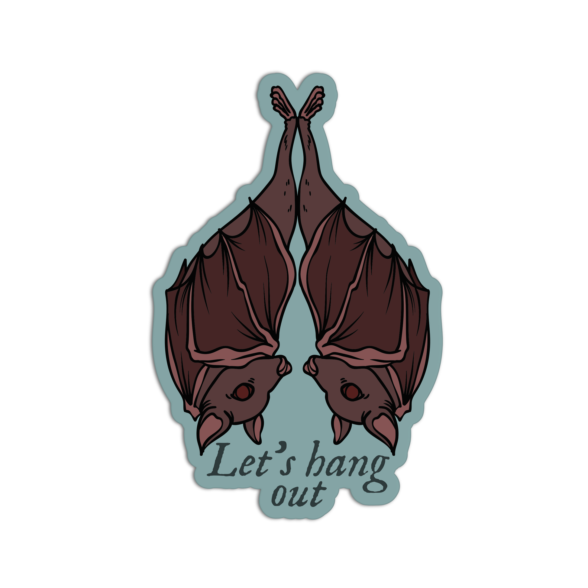 Lets Hang Out Salem Sticker - The Stkr Store