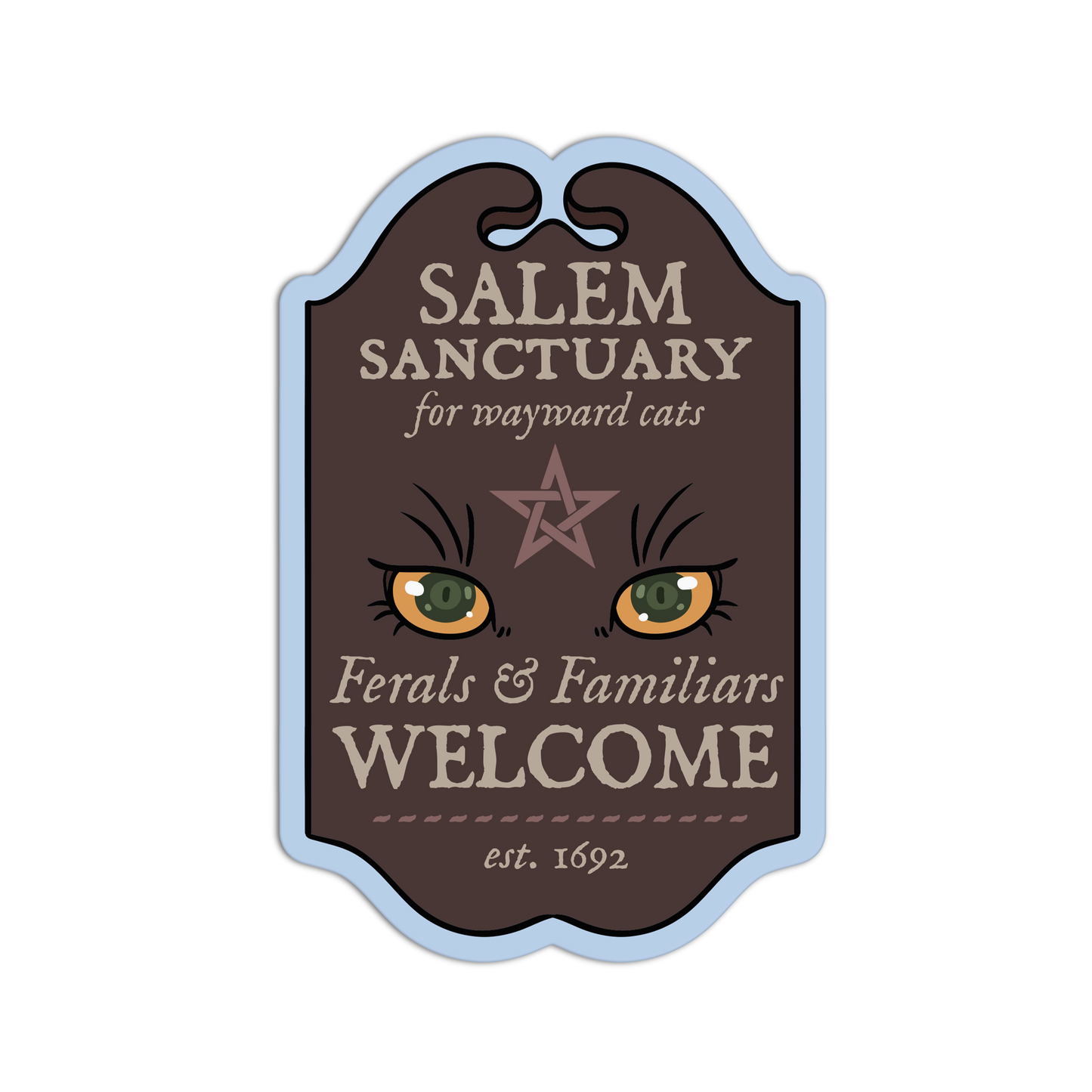 Sanctuary Salem Sticker - The Stkr Store