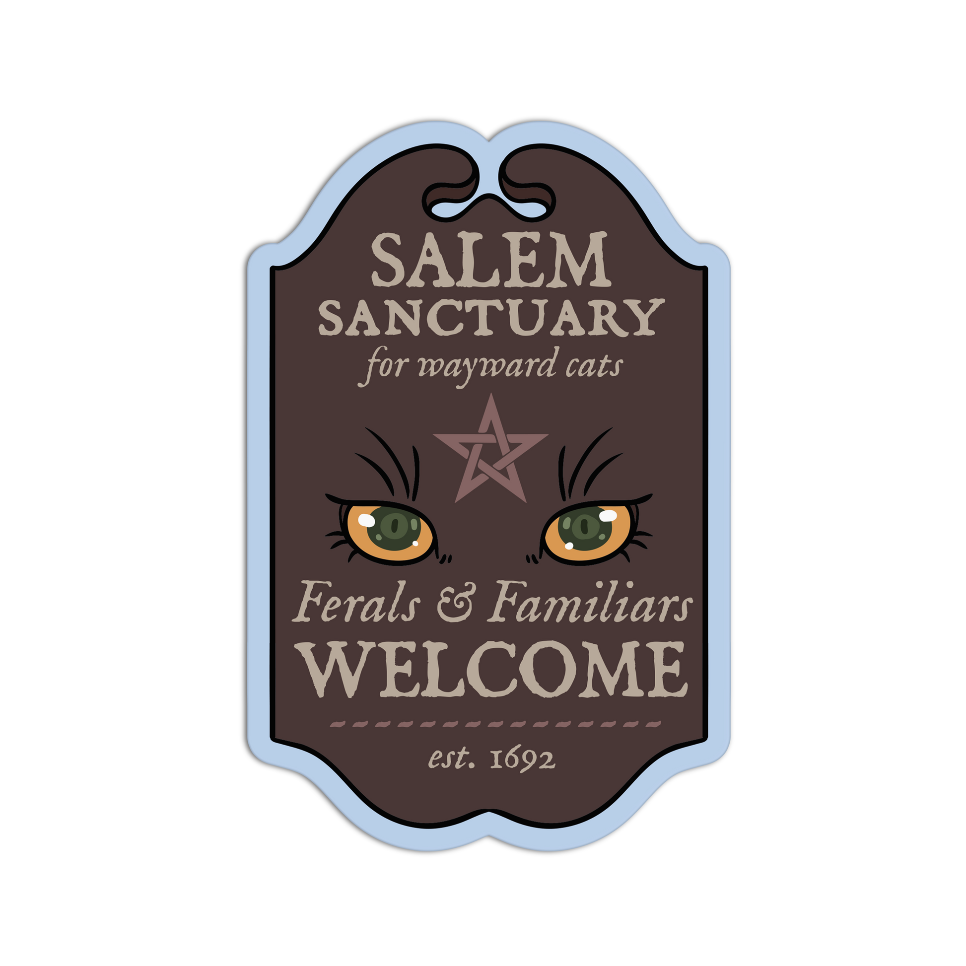 Sanctuary Salem Sticker - The Stkr Store