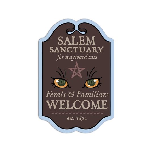Sanctuary Salem Sticker - The Stkr Store