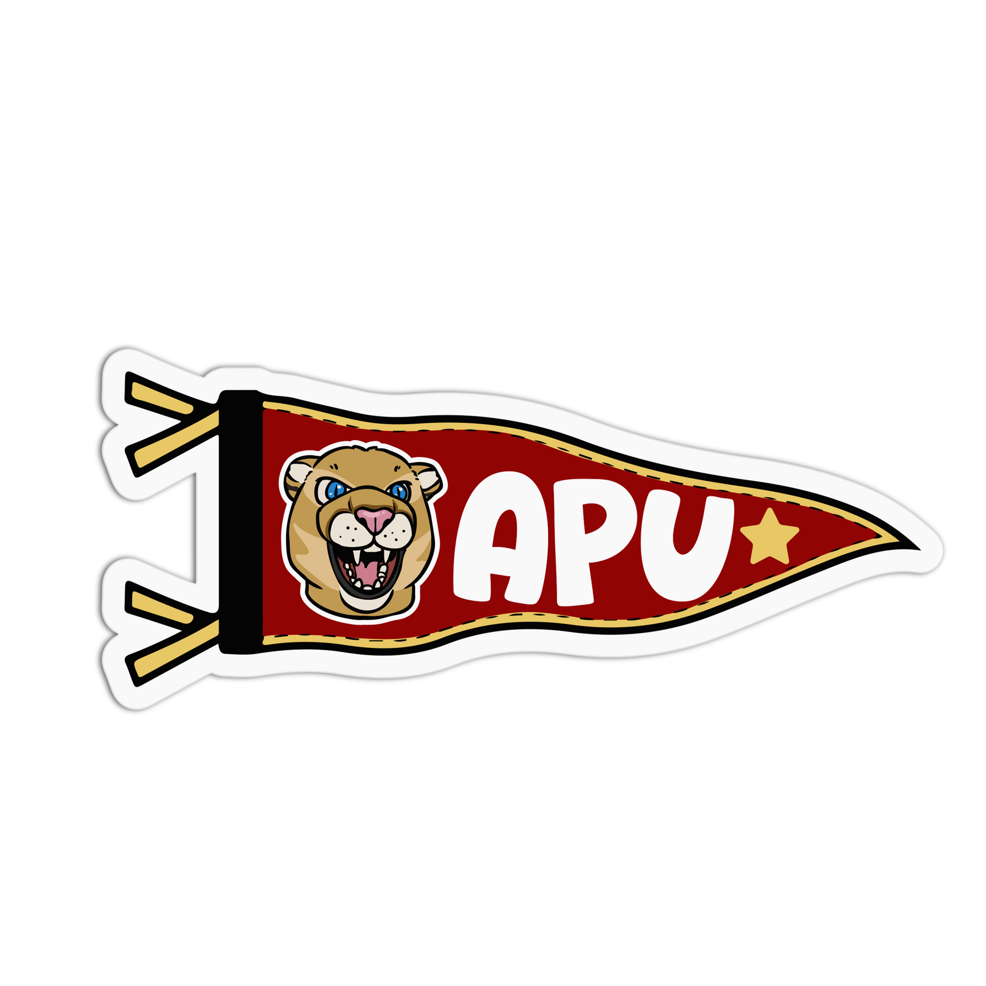 Azusa Pacific University Flag Sticker