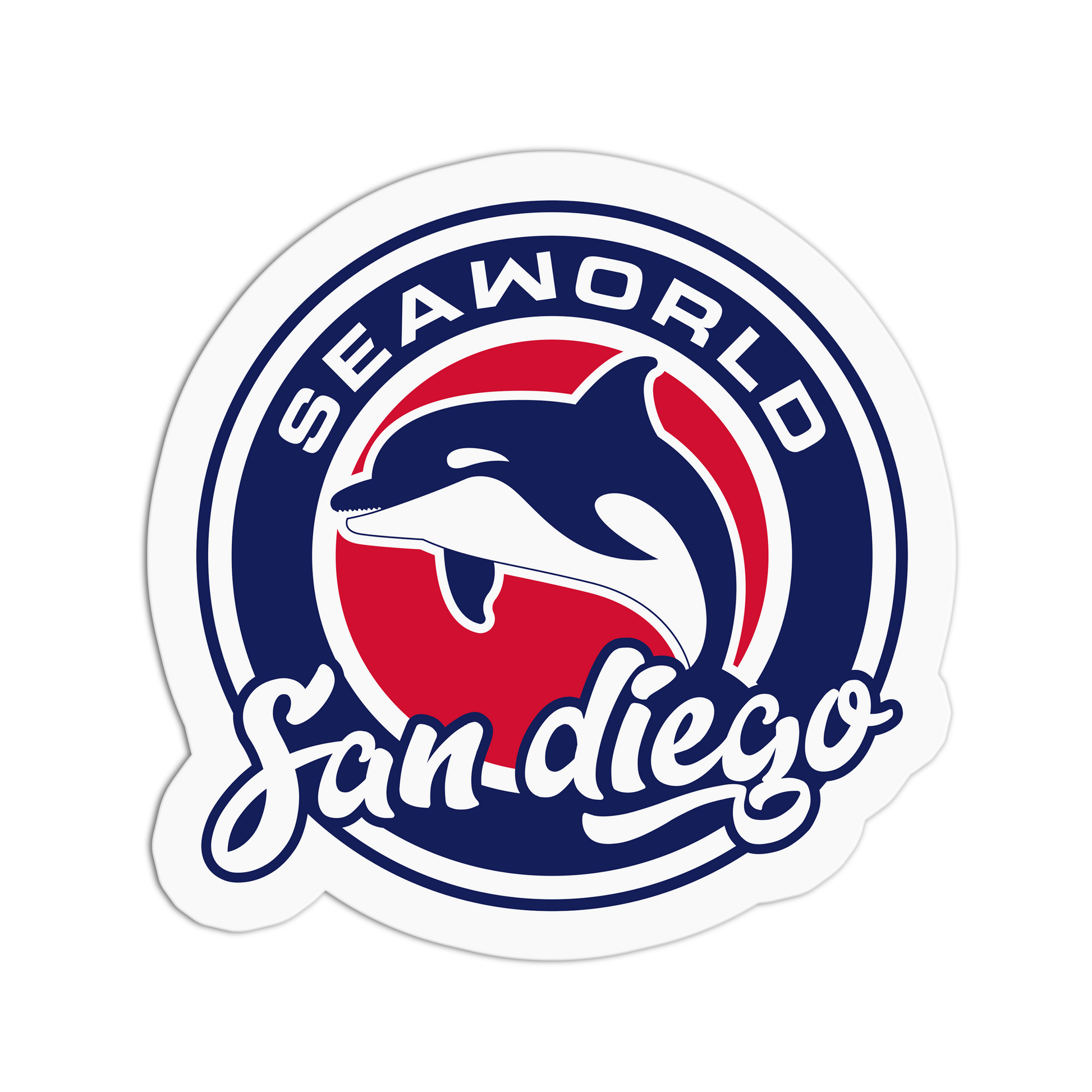 SeaWorld - Travel Series San Diego Sticker - The Stkr Store