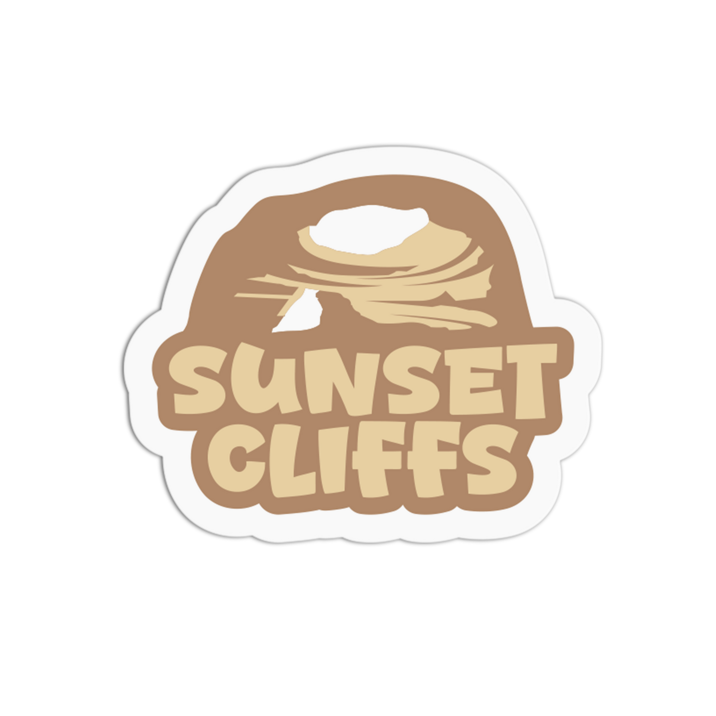 Sunset Cliffs - San Diego Stickers - The Stkr Store
