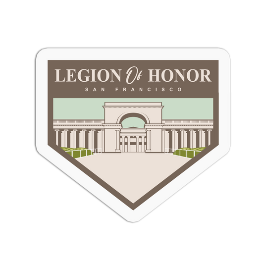 Legion of Honor - Travel Series San Francisco Sticker - The Stkr Store