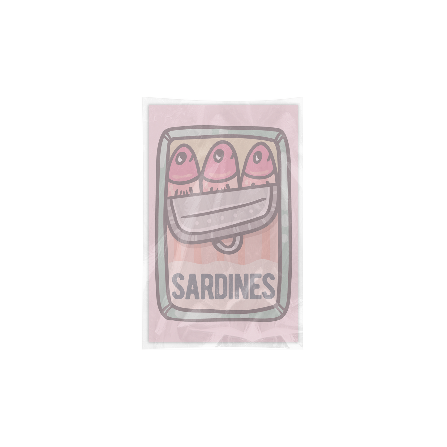 Pink Sardine Tin Notepad - The Stkr Store