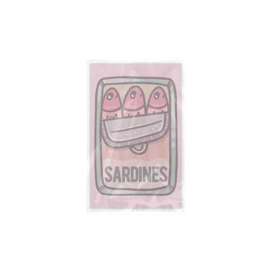 Pink Sardine Tin Notepad - The Stkr Store