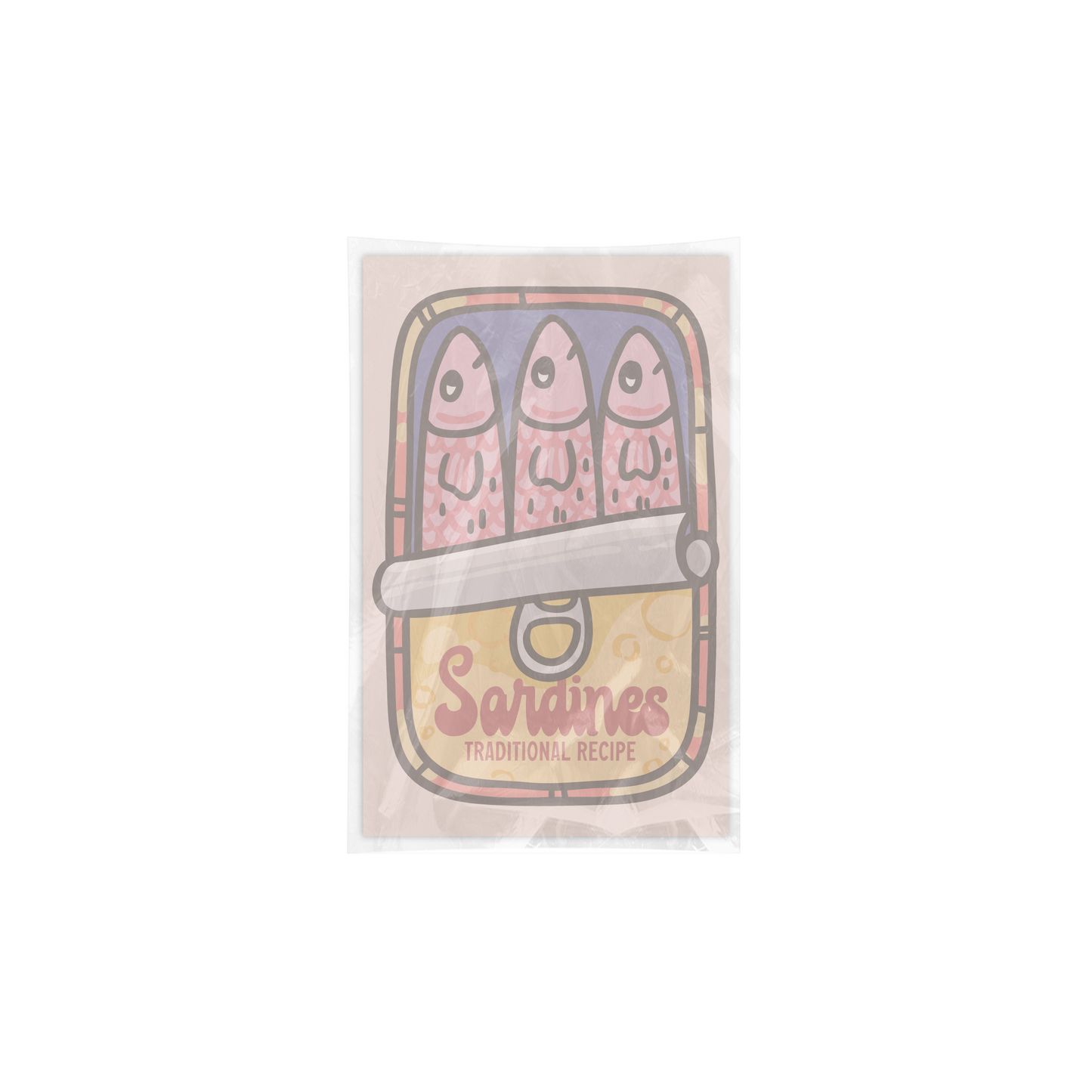 Traditional Recipe Sardine Notepad - The Stkr Store