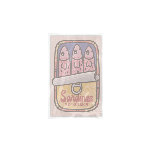 Traditional Recipe Sardine Notepad - The Stkr Store