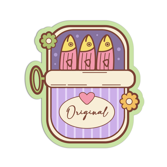 Illustration of a jar with pink candies and a heart-shaped label on a white background