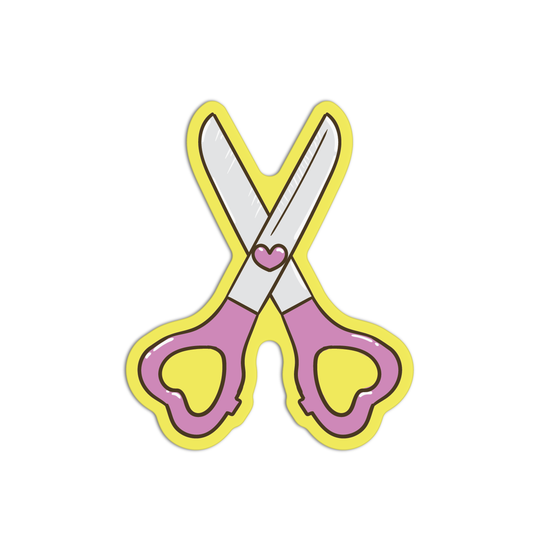 Scissor School Supplies Stickers