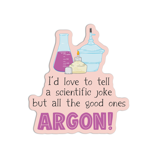 I'd Love To Tell Scientific Joke Science Stickers