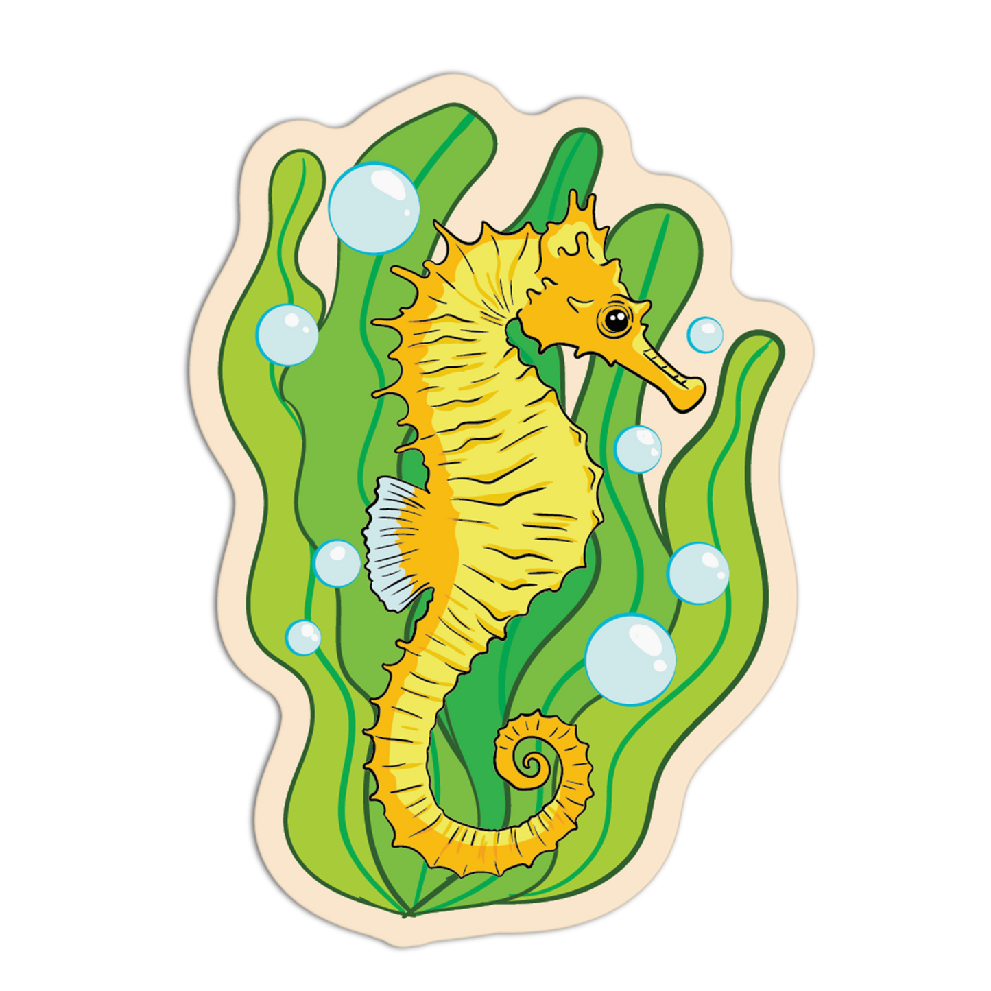 Seahorse - Sea Creatures Sticker Collection
