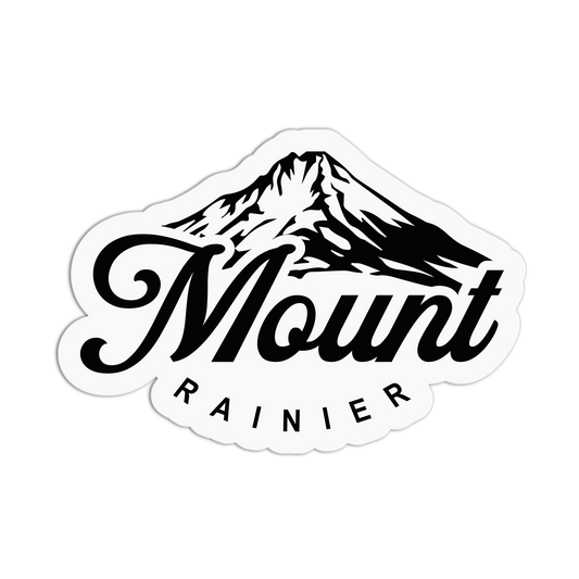 Mount Rainier Travel Series Seattle Stickers