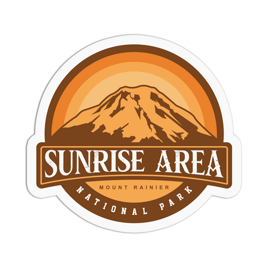 Sunrise Area Travel Series Seattle Stickers