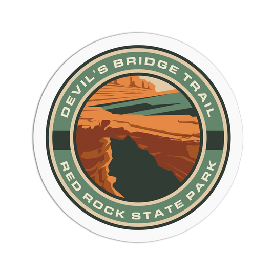 Devil's Bridge Trail - Travel Series Sedona Sticker - The Stkr Store