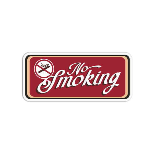 No Smoking Warning Safety Signage Sticker