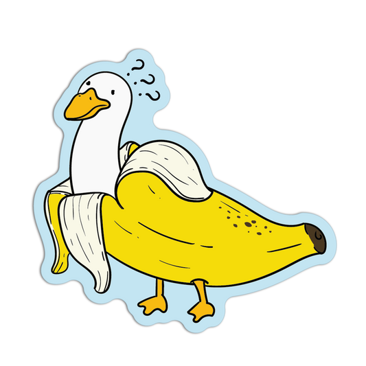 Banana Goose Silly Goose Stickers