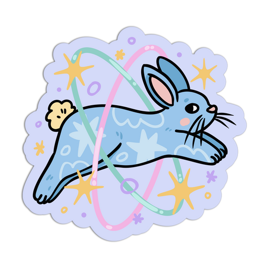 Galactic Bunny - Space Animals Stickers - The Stkr Store