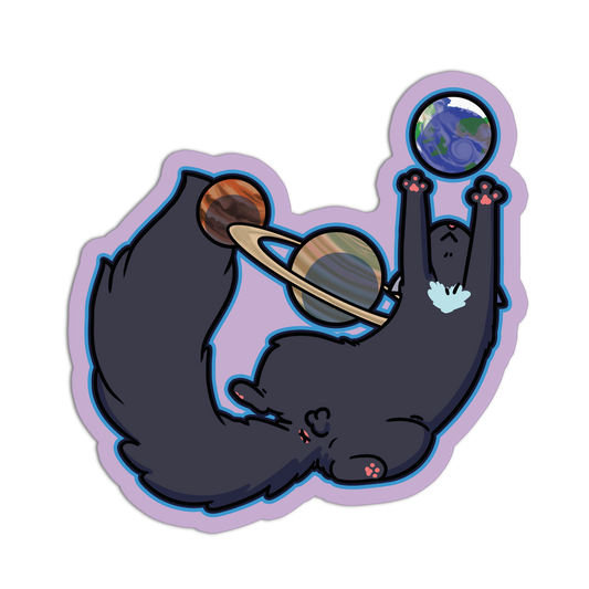 Space Cat Stickers