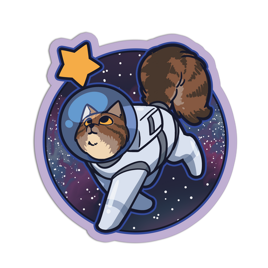 Space Cat Stickers